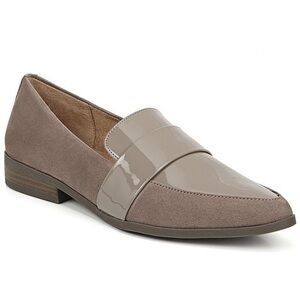 Dr. Scholl's Taupe Agnes Patent Loafers
